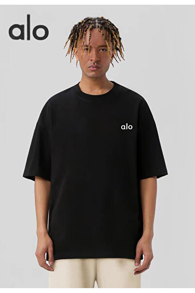 Alo Unisex Loose-Fitting Short-Sleeved T-Shirt - White