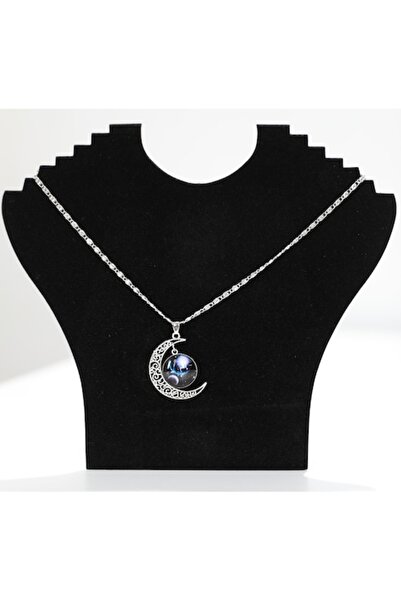 OEM Pendant necklace, Libra zodiac design, unisex, 18 inch, stainless steel, silver