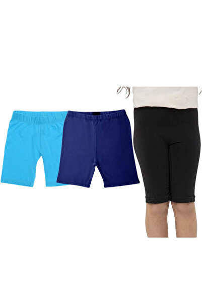 CARINA 3-piece set of girls' cotton shorts - UW 312