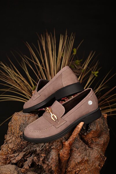 Mammamia Women's Winter Waterproof Non-Slip Sole Lightweight Comfortable 100% Genuine Leather Style Casual Shoes