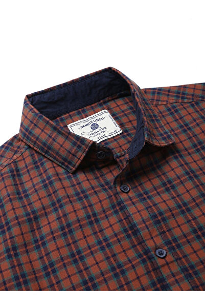 Dennis Lingo By Styli Men Slim Fit Checked Casual Shirt