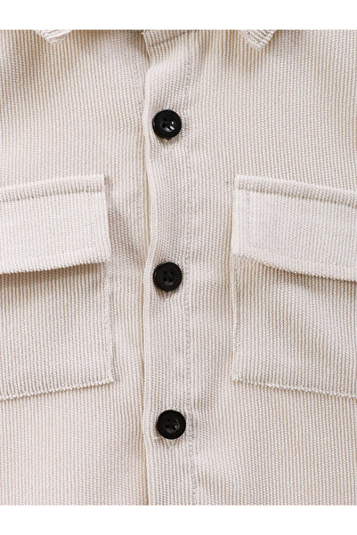 Take Two By Styli Boy's Solid Pocket Detail Button Up Shirt