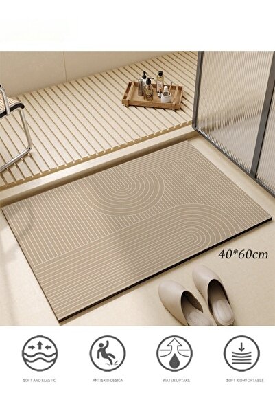 Generic Bathroom & Kitchen Mats – Anti-Slip Absorbent Quick Dry Washable for Toilet/Shower/Sink