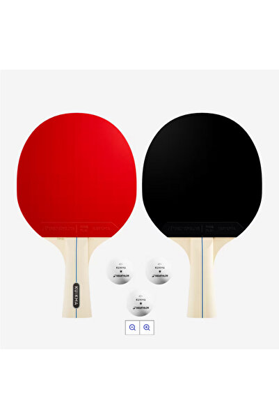 Decathlon KUIKMA 2'li Raket + Top Seti - Çok Yönlü/Hobi Amaçlı - 2 Yıldız - T...