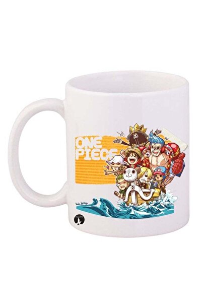 NASAQ RYN One Piece Printed Mug White/Red/Blue 12ounce