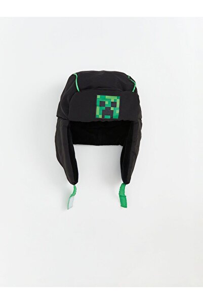 LC Waikiki LCW ACCESSORIES Minecraft Baskılı Erkek Çocuk Kar Şapkası