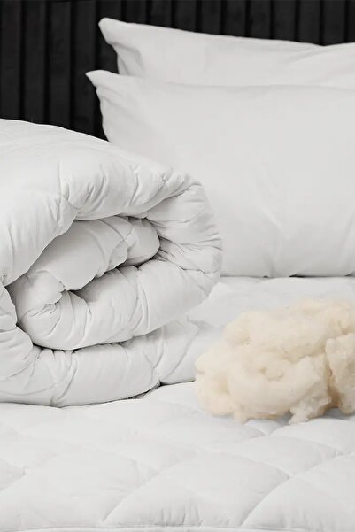 yasetex tasarım Double Wool Bedding Set. Quilt, Bedspread, 2 Pillowcases and Sheet Set as a Gift