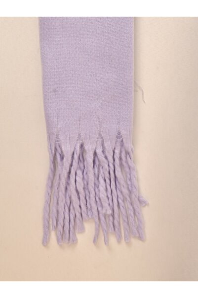 ICONE BAG Solid Color Acrylic Shawl Scarf Lilac Shawl