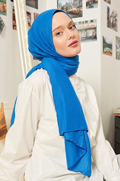 Levidor Cobalt Blue Touch Cotton Shawl