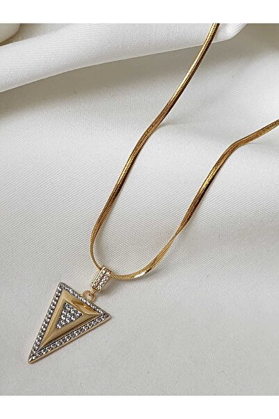 ZÜLİSCH قلادة فولاذية إيطالية الطراز مع سلسلة وحلية من الزركون، تفاصيل من حجر...