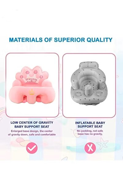 Generic Baby Sitting Support Seat Sitting Chair Baby Sofa Toy Learn Sitting Seat With Non-Slip Bottom