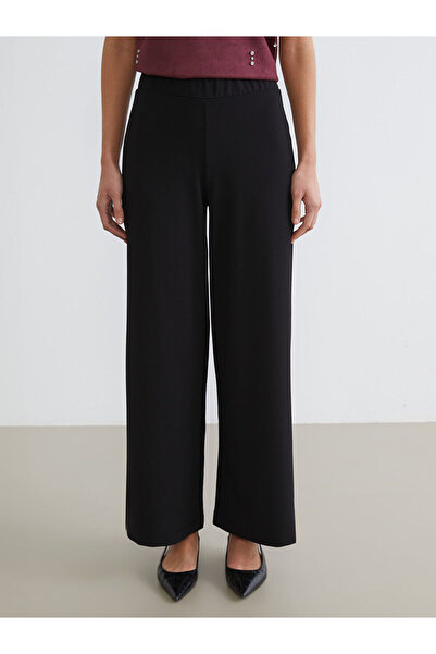 LC Waikiki Vizyon New Season Elastic Waist Wide Leg Women's Trousers