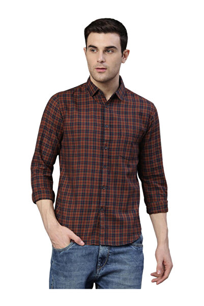 Dennis Lingo By Styli Men Slim Fit Checked Casual Shirt