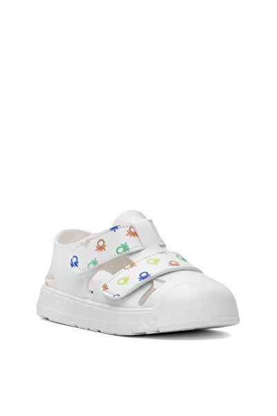 Benetton Bn-1407 Baby Boy Sandals White