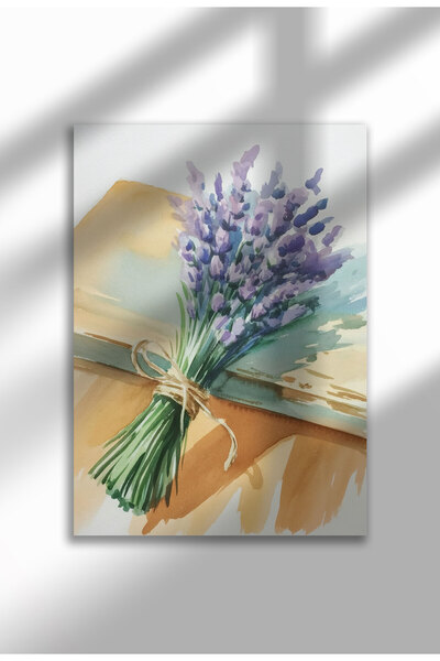 21mxm Unframed Lavender Canvas Poster - Digital Print on Matte Canvas - Lavender bouquet