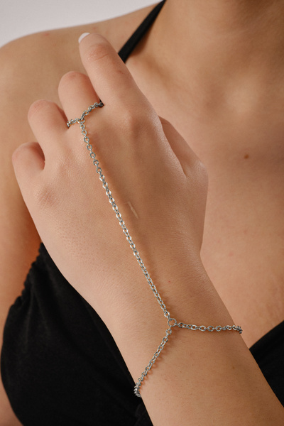 ByFlorya Jewelry سلسلة حبل فولاذية مخططة، سلسلة حبل شاهميران، سوار شاهميران