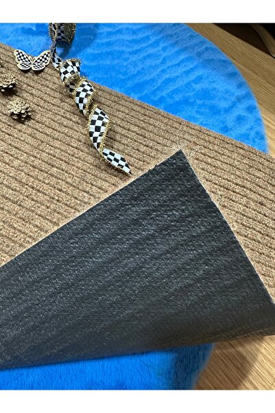 Marrone 100*50 Door Mat Checkered Glitter Ribbon Coquinal Model