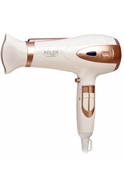 adler AD 2248 Hair Dryer, 2400W, Concentrator, Ionization Function, 3 Temperature Settings, 2 Speeds