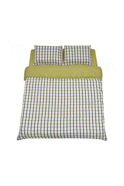 Heinner King Size Microfiber Bed Linen - Checker