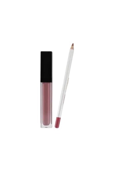 OEM 2-in-1 Makeup Set - Liquid Lipstick and Lip Pencil, Shade 14