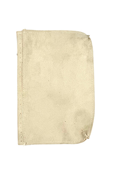 Lady Moss Lined Pocket Faux Leather Length 25 cm - Width 35 cm (Cream)
