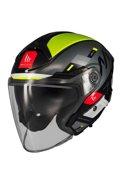 MT Helmets MT Cosmo Sv Sılence b3 Parlak Açık Kask
