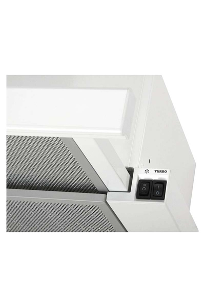 Tornado Storm 700 (60) Built-in Telescopic Hood, 1 motor, 60 cm, 3 speeds, 700 m3/hour, White