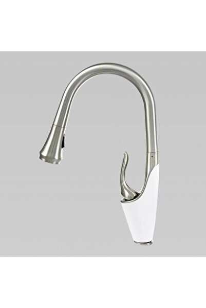 Alessandro DESIGN Baterie Bucatarie cu Dus Extractibil, Alama Sanitara, Crom