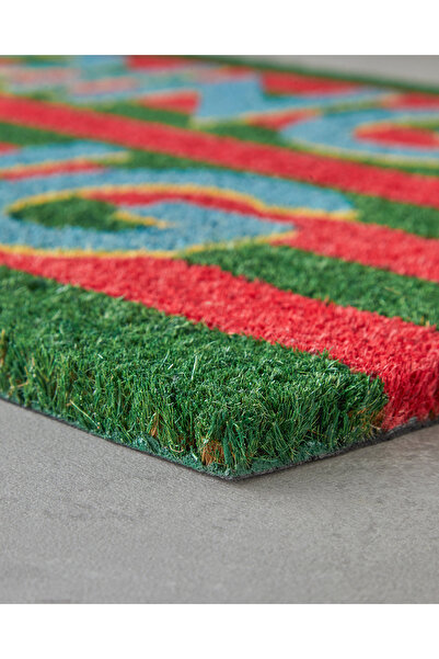 English Home Ding Dong Doormat 45X75 cm Multicolor