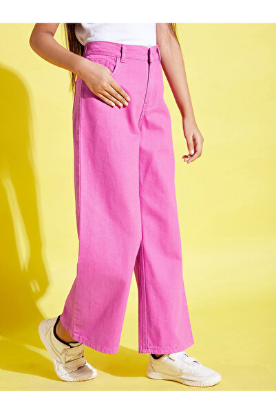 NOH-VOH By Styli Pink Denim Straight Jeans