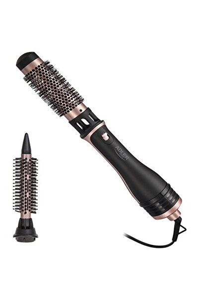 adler 2 in 1 hair curler-dryer, 1200W, Black/Gold