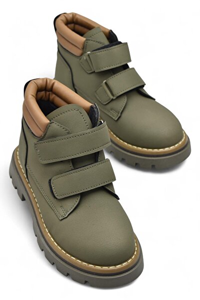 ISPARTALILAR 238V Orthopedic Sole Velcro Girls' Boots Velcro Boys' Boots Unisex Boots