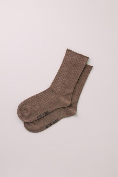 Katia&Bony Кафяви дамски чорапи от вискоза