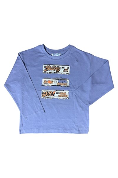 MAYORAL - Tricou cu mânecă lungă Skaters pentru băieți, violet, 104 cm (vârst...