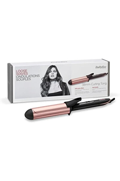 BABYLİSS C453E, Loose Waves 38 mm, 210 degrees, Quartz-Ceramic Coating, 6 temperature settings, LED, Pink/Black