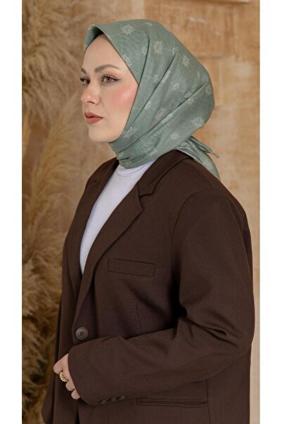 locella Soft Pamuk Eşarp Yeşil-1