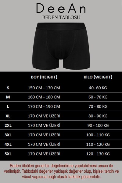 DeeAn Gray Men's 9-Pack Cotton Boxers