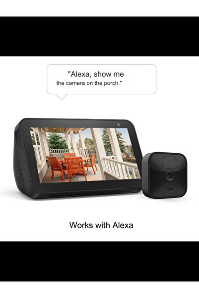 Blink 3 Camera Exterior Outdoor Sync Module 2,Wireless,HD,Movement Senzor,Nightvision,Alexa,Black