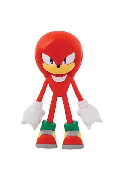 Sonic Figurina Bend-Ems, Sonic, Knuckles 12CM cu Sticker