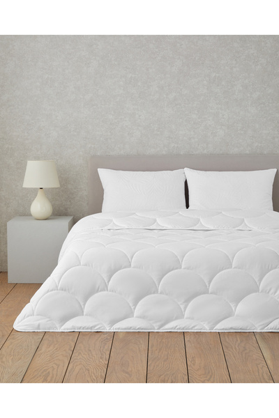 English Home Softy Microfiber Single Pillow Quilt Set 155X215 cm White