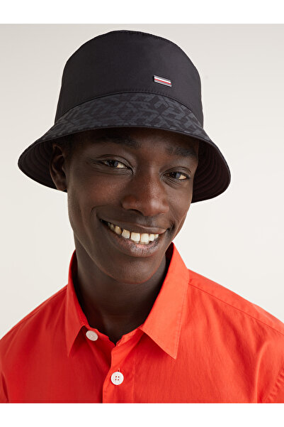 Tommy Hilfiger Men Black Polyester Elevated Business Cap