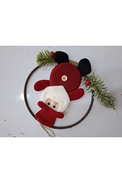 Astaş Christmas Plush Santa Ring 16 cm