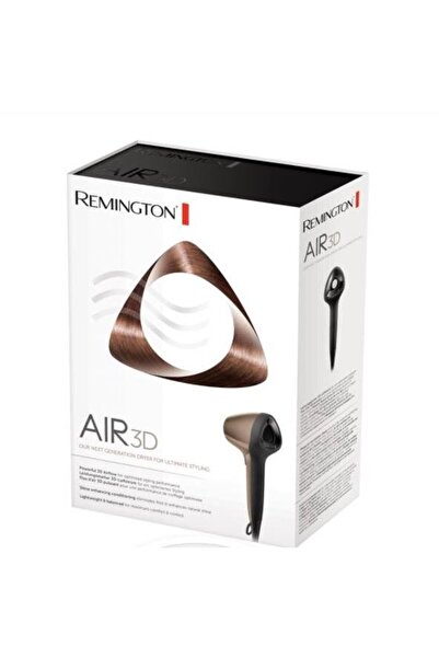 Remington D7777, 1800W, AIR3D technology, 3 temperatures, 2 speeds, Bronze