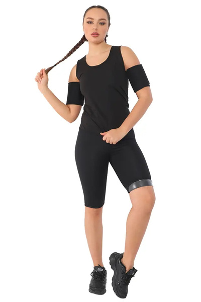 Pastimost termic Set de pantaloni scurți pentru saună