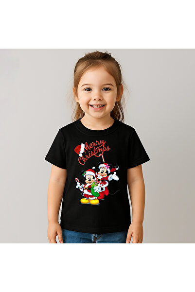OEM Tricou copii Mickey and Minnie Christmas 100% bumbac