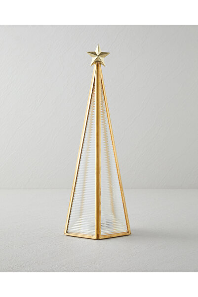 English Home Caren Metal Dekoratif Obje 30,5 cm Gold