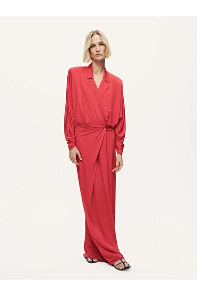 Nocturne Vatkalı Maxi Elbise