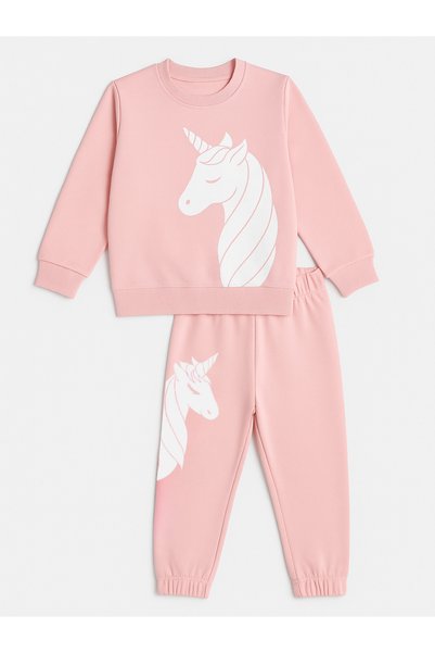 Casabony Unicorn 3d Kız Çocuk Eşofman Takım
