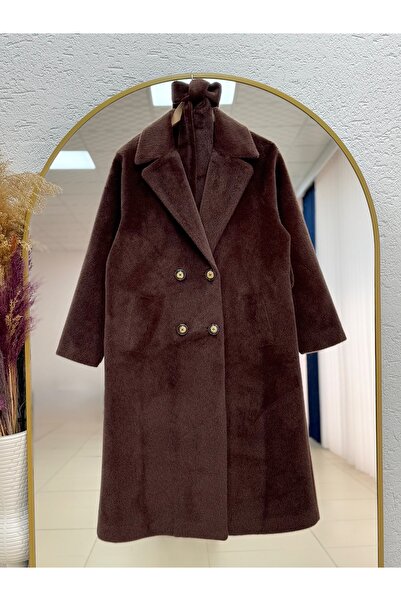 BENAHOLL Alondra Fox Lined Coat-Zş5051 Brown