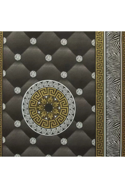 Versace Tapet Kontinent, auriu, negru, dormitor, living, 1438